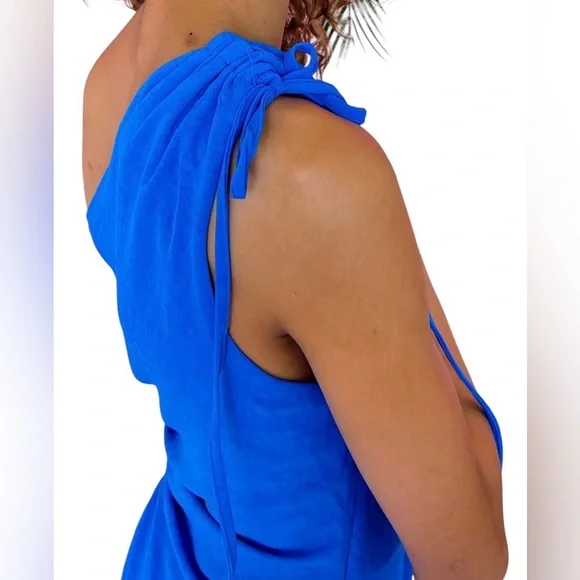 Entro NWT one shoulder maxi dress in size M - Picture 3 of 9